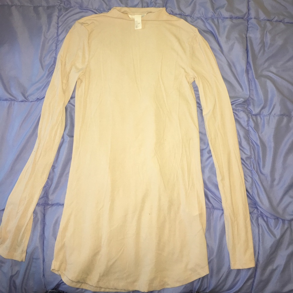 Tan long sleeves top