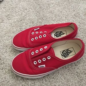 Red Classic Vans