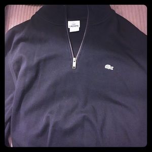 Lacoste Men's Quarter zip XL never worn