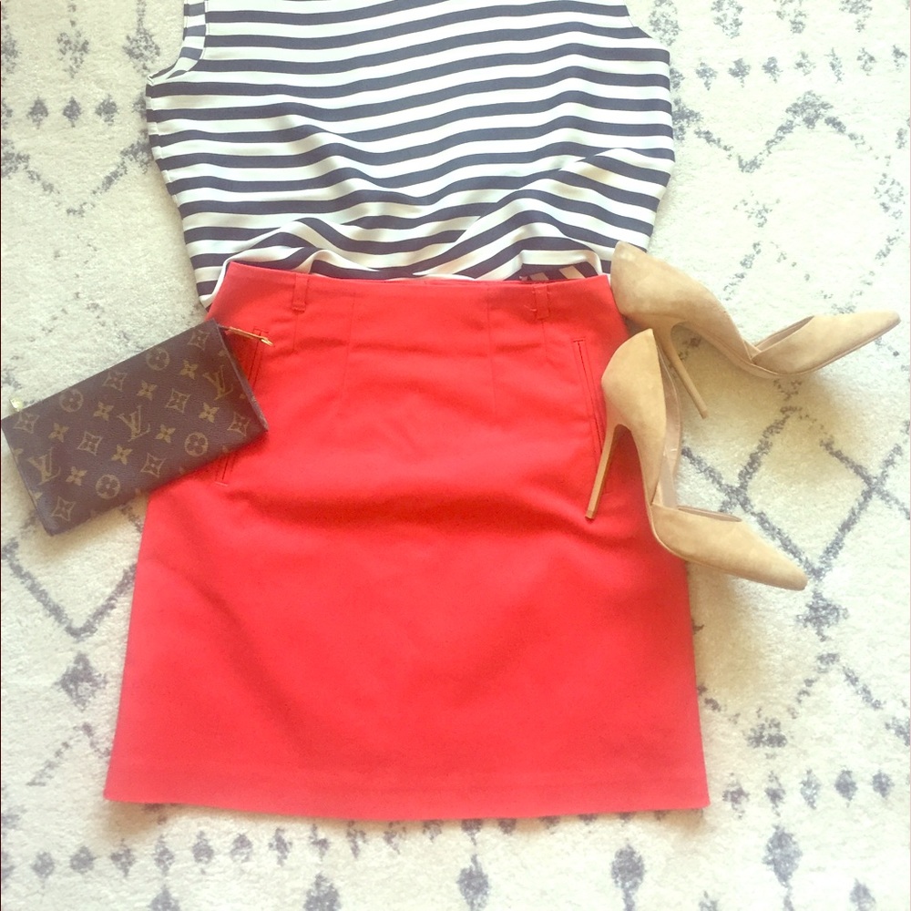H&M - Red Mini Skirt