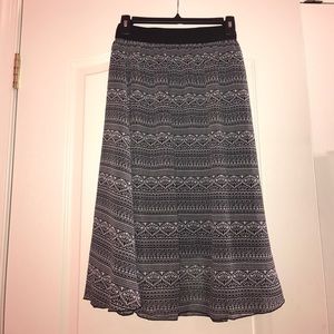 Never worn LulaRoe long patterned skirt
