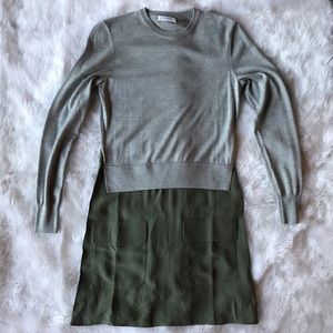 NWOT Equipment half sweater silk dress size small