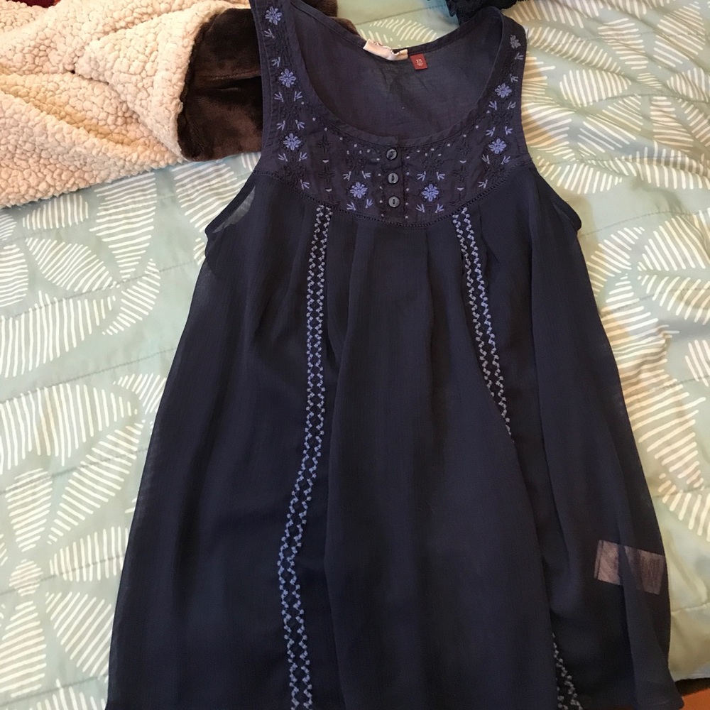 Navy tank shirt