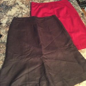 Anne Taylor & sunny Leigh pencil skirts