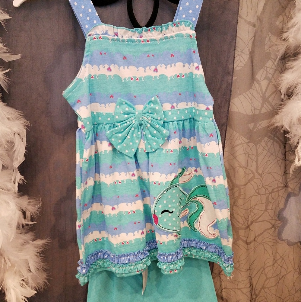 2 piece girls top and pants