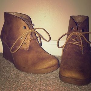 Cute brown fall booties