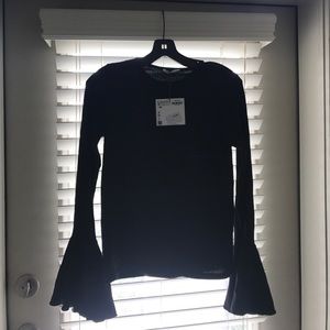 Bell sleeved sweater