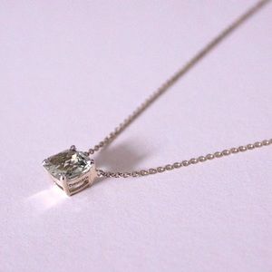 Tiffany's sparklers green quartz necklace
