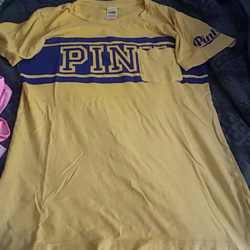Rare pink campus tee