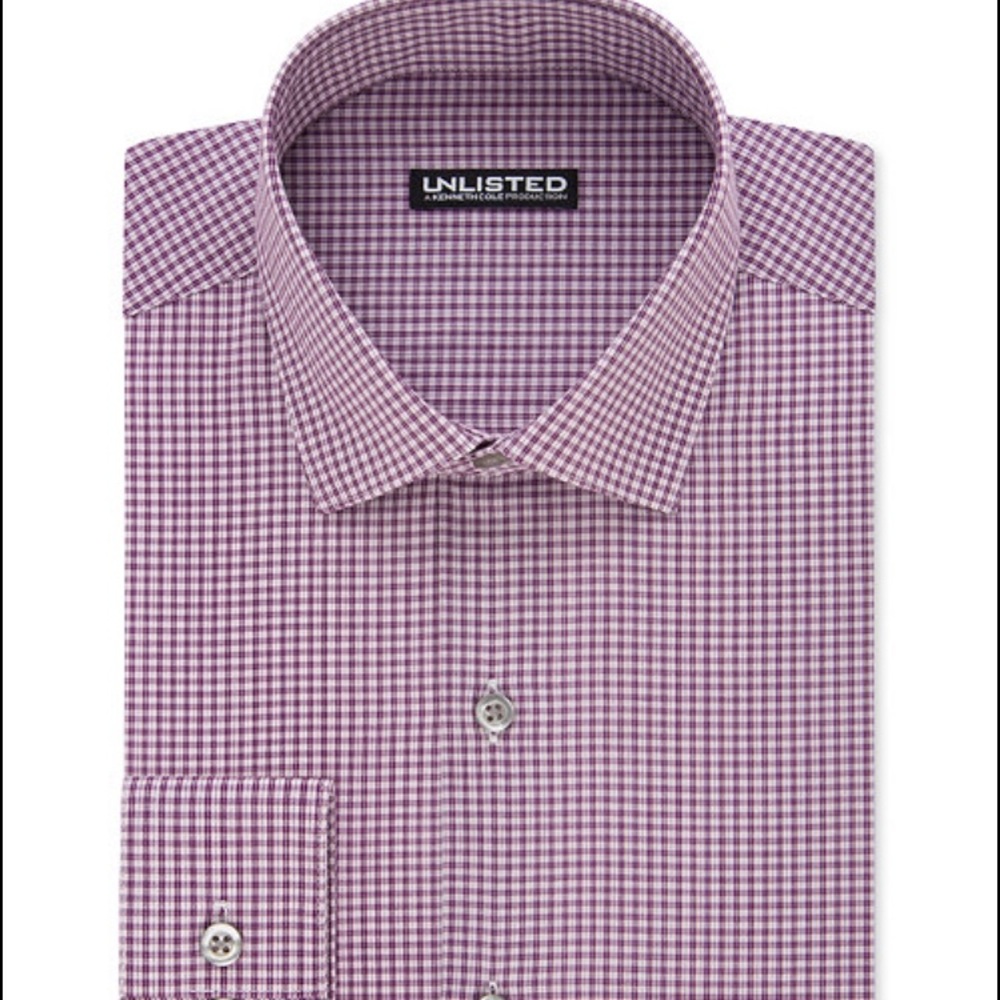 Unlisted by kennth Cole men's slim fit dress shirt