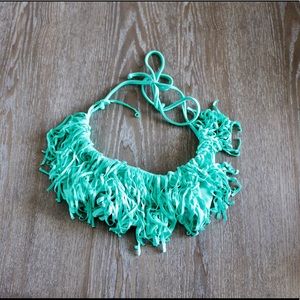 Luli Fama Fringe Bikini Top