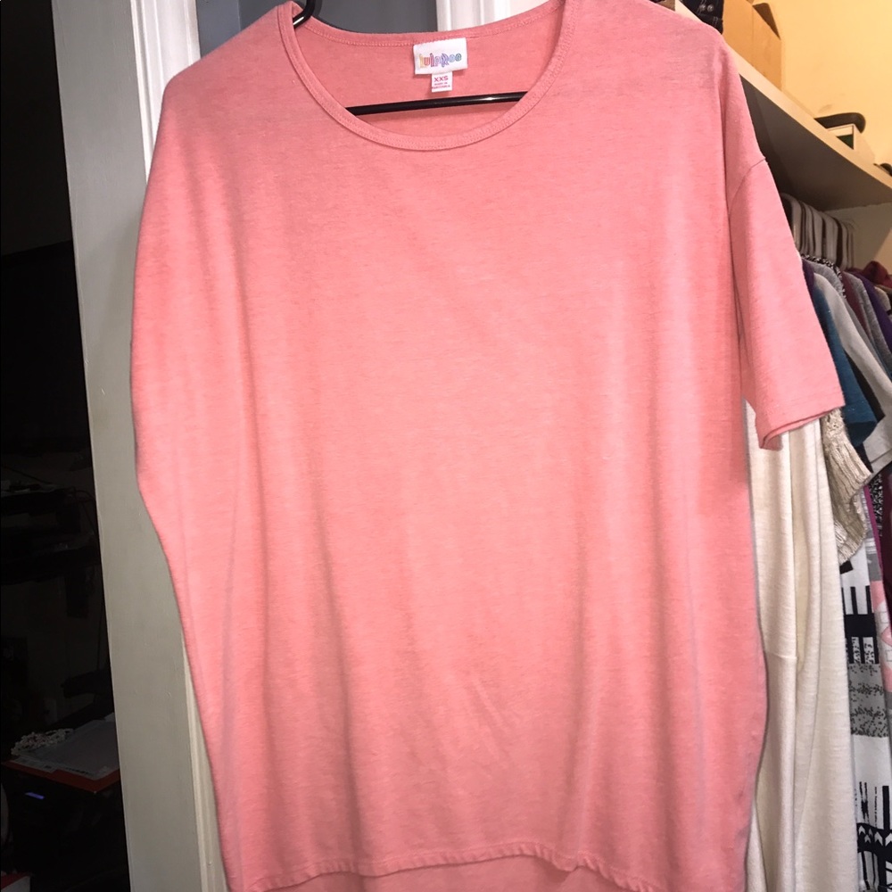 LuLaRoe XXS Irma in peachy pink