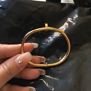 Fashion nail bracelet Gold Color