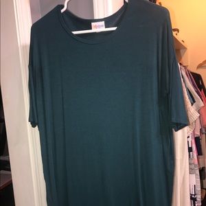 LuLaRoe XXS Irma in emerald green