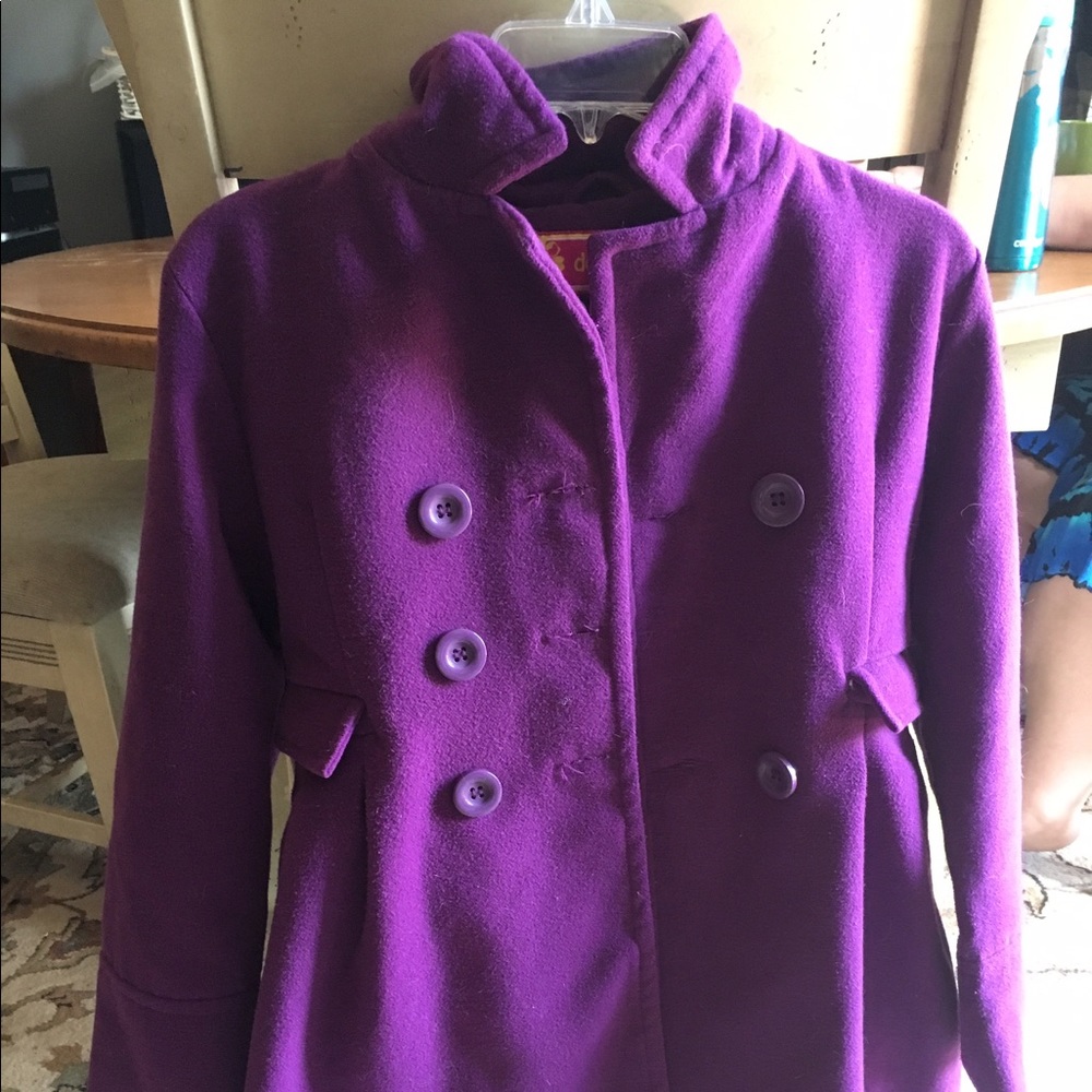 Dollhouse wool pea coat