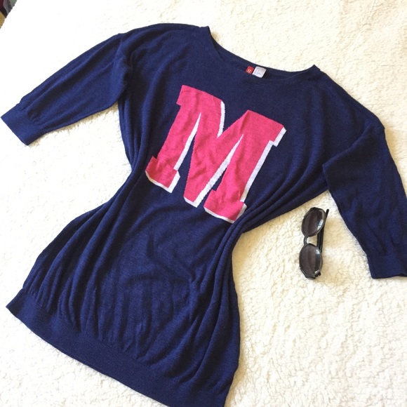 H&M long t-shirt dress cotton casual wear - Picture 2 of 4