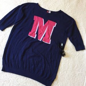 H&M long t-shirt dress cotton casual wear