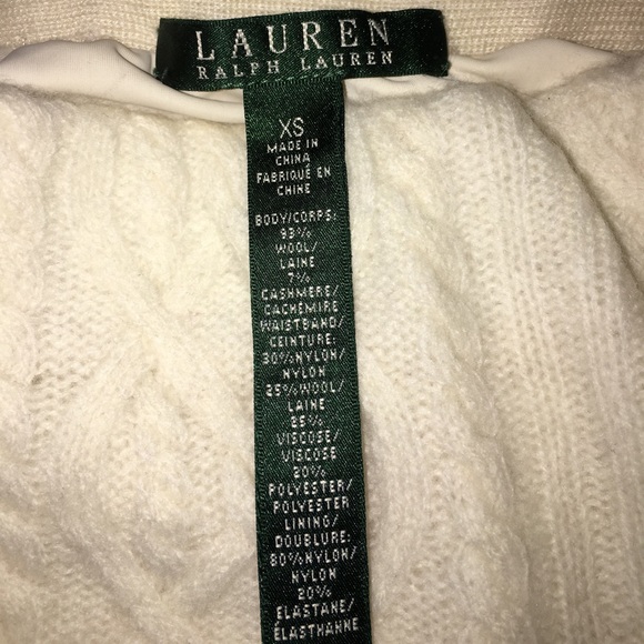 Sweater maxi pencil cram colored argyle skirt - Picture 4 of 4