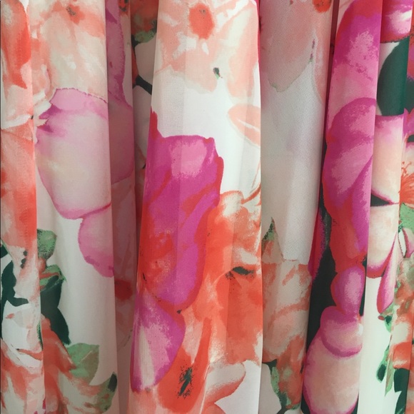 Eliza J Floral Wrap Dress - Picture 2 of 4