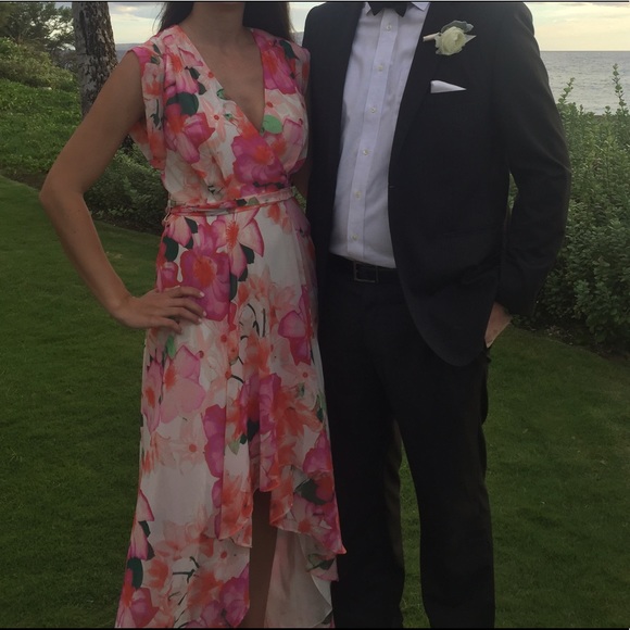 Eliza J Floral Wrap Dress - Picture 4 of 4