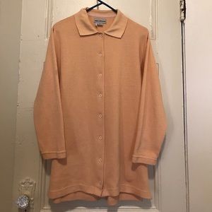 2 for $10 / Cantaloupe Long Sleeve Button Down Sweater