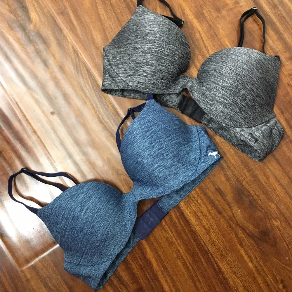 Two Victoria's Secret Push-up bras