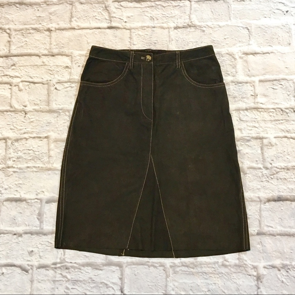 Lucien Pellat-finet leather skirt