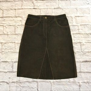 Lucien Pellat-finet leather skirt