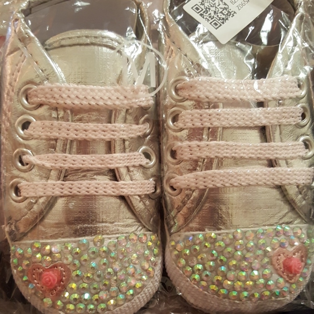 Bling baby shoes