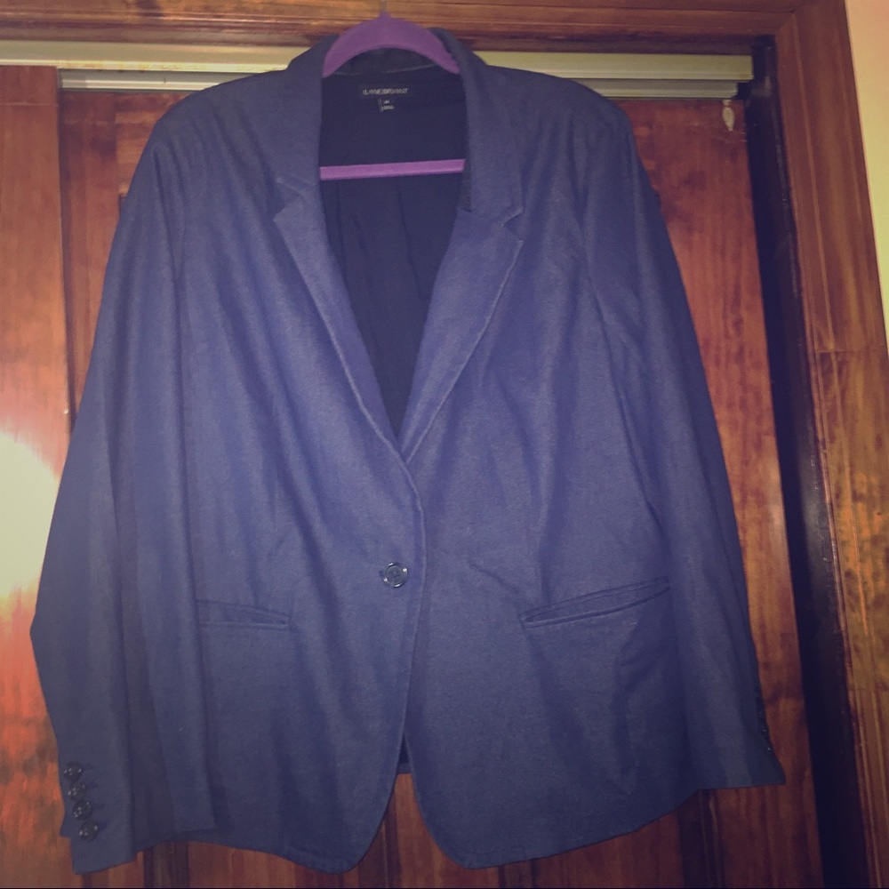 Lane Bryant denim blazer