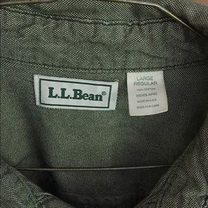 Ll bean button-up shirt