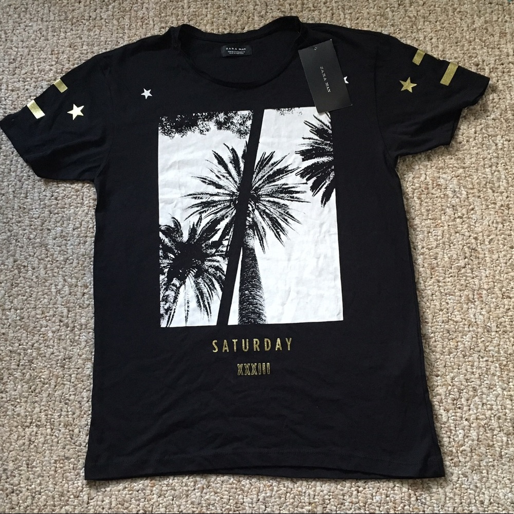 🆕 Zara Men T-Shirt - Black