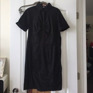Thomas Pink black shirtdress