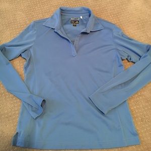 Dri-fit long sleeve golf shirt