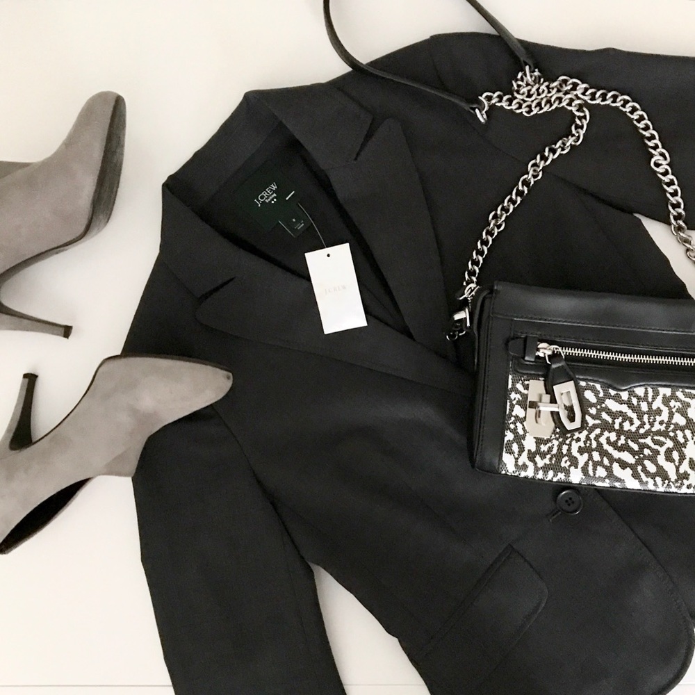 J. Crew Factory Blazer Jacket in Lightweight Wool