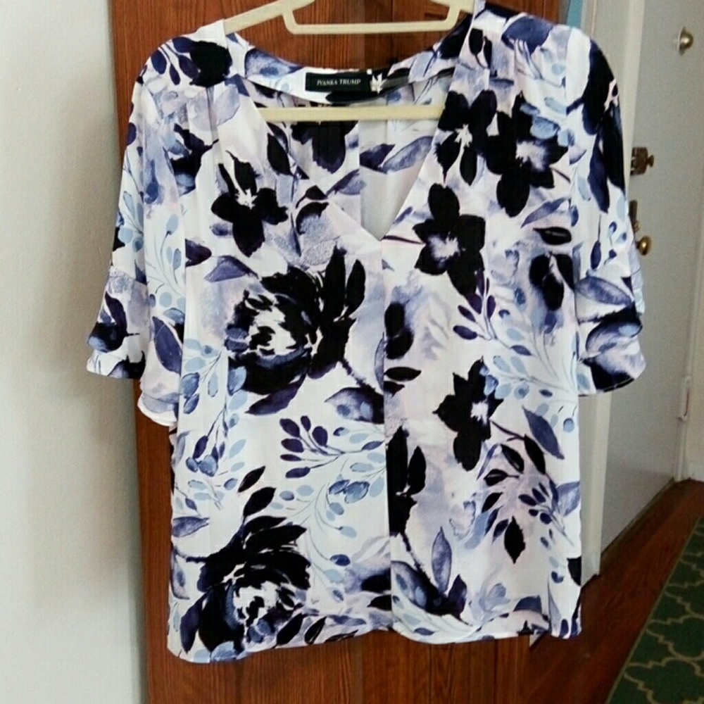 Ivanka Trump Floral Blouse