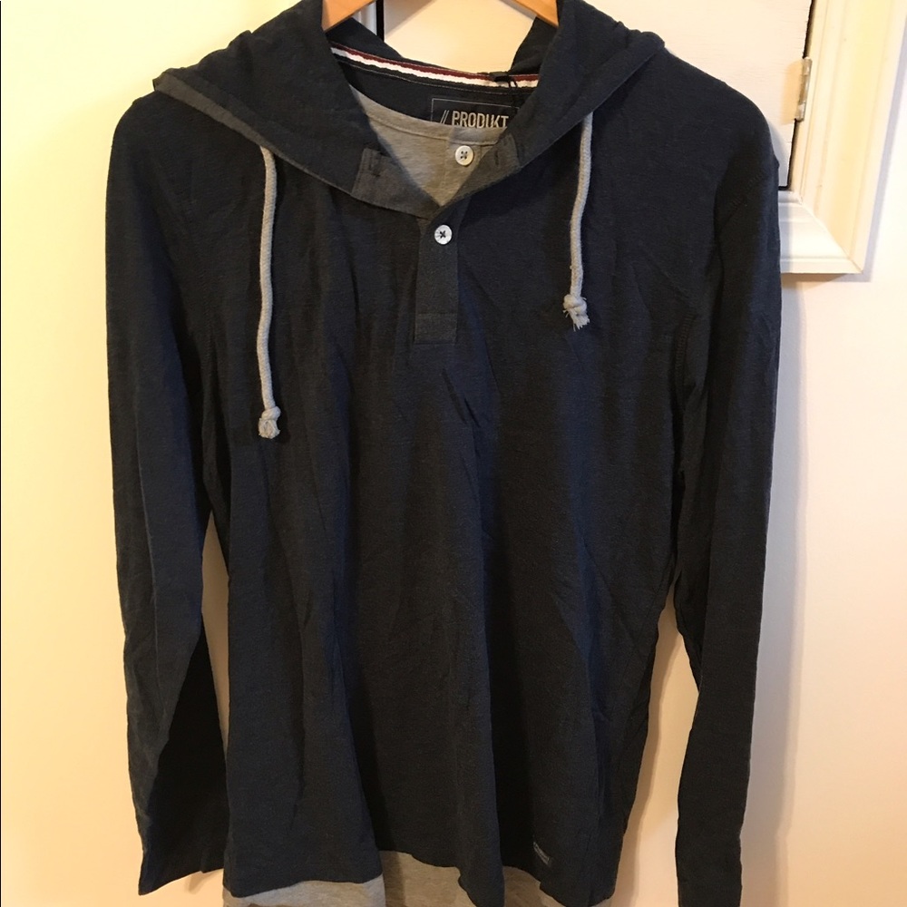 Men's long sleeves t-shirt hoodie