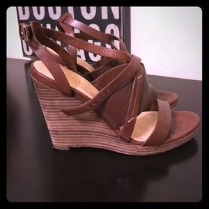 Cole Haan Brown Pelham Wedges Size 7
