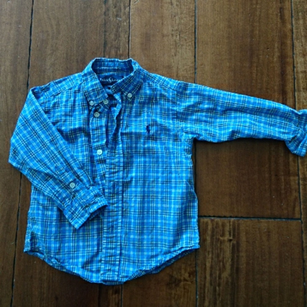 Ralph Lauren plaid cotton shirt for boy