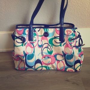 Colorful Coach Summer Purse