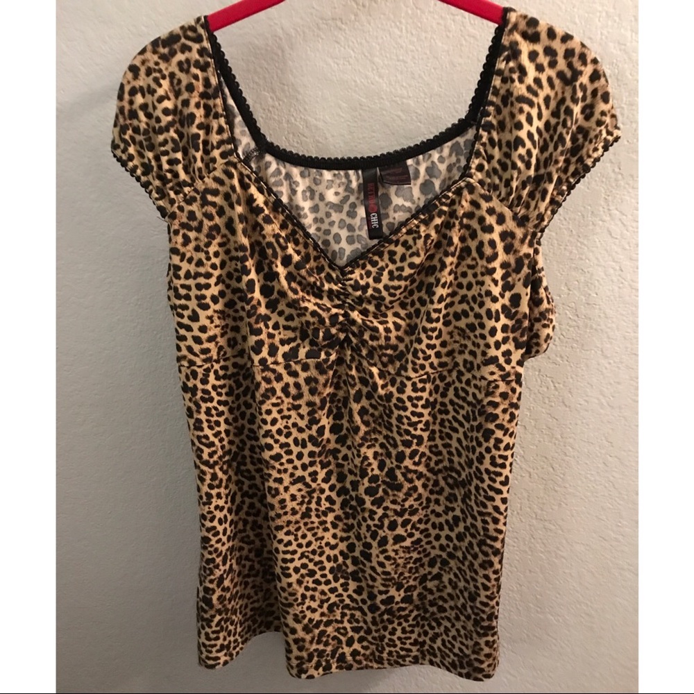 Retro Chic by Torrid-Leopard print top