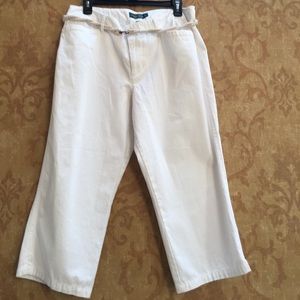 Lauren jeans by Ralph Lauren. Size 12. White.