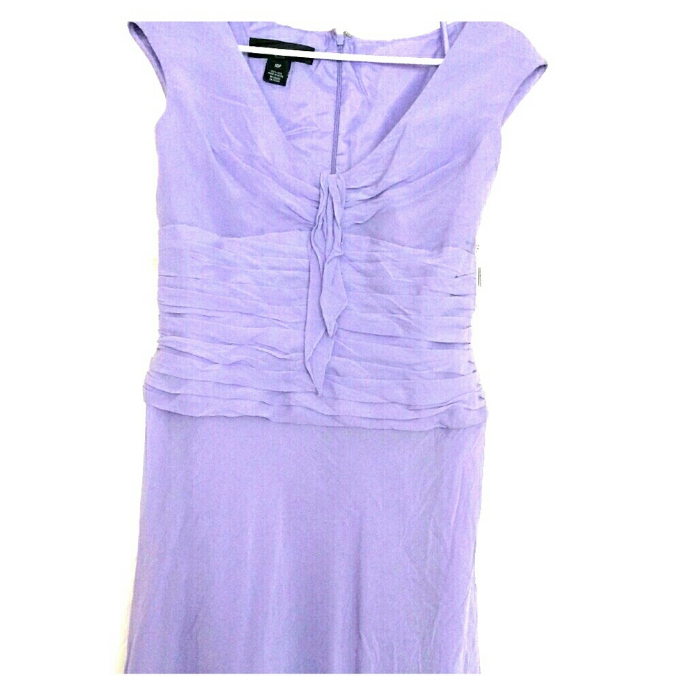 Jones New York Lilac Dress 100% silk