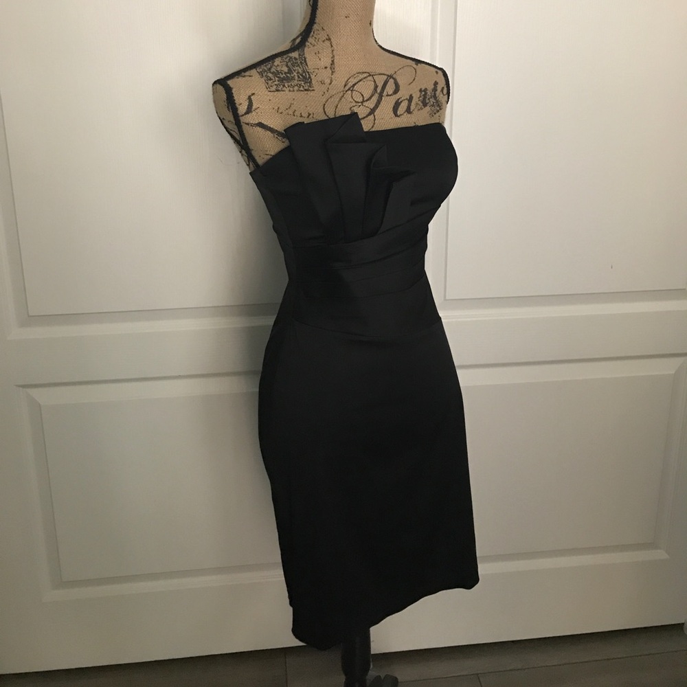 Black cocktail dress