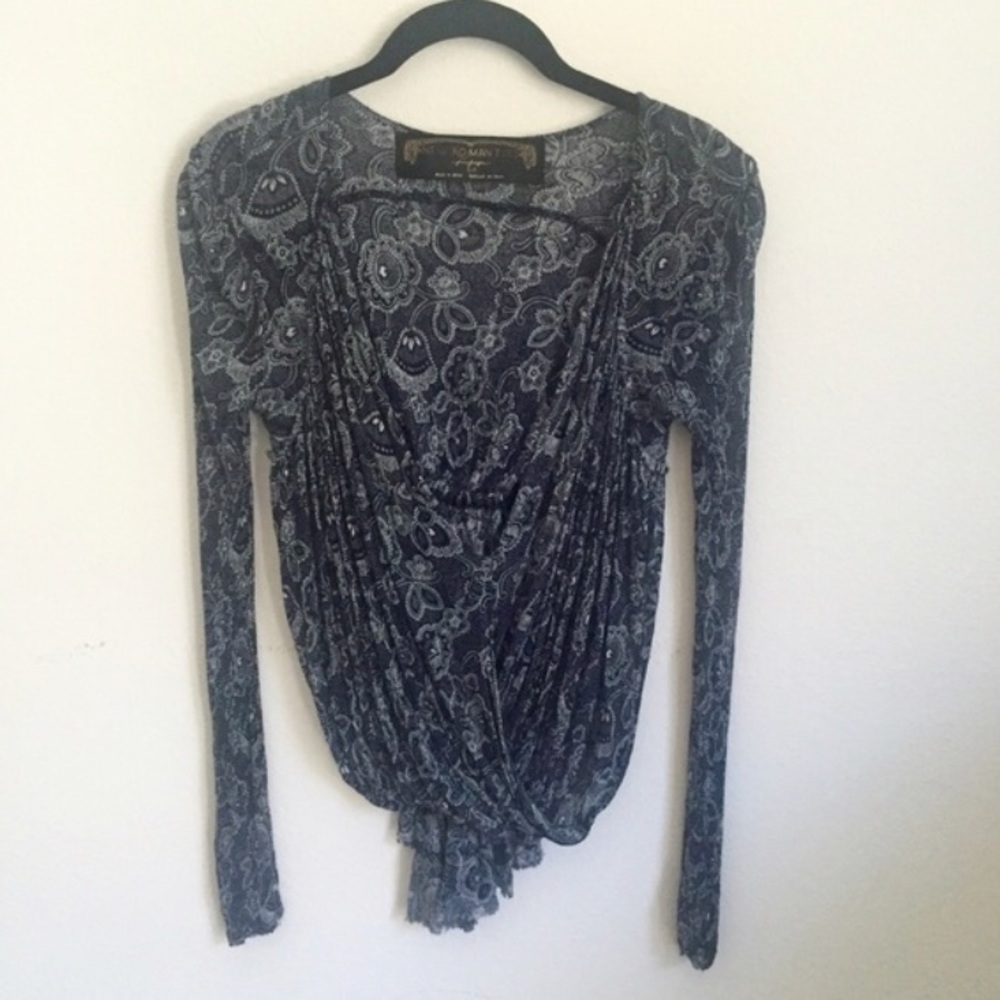 Free People Floral Top