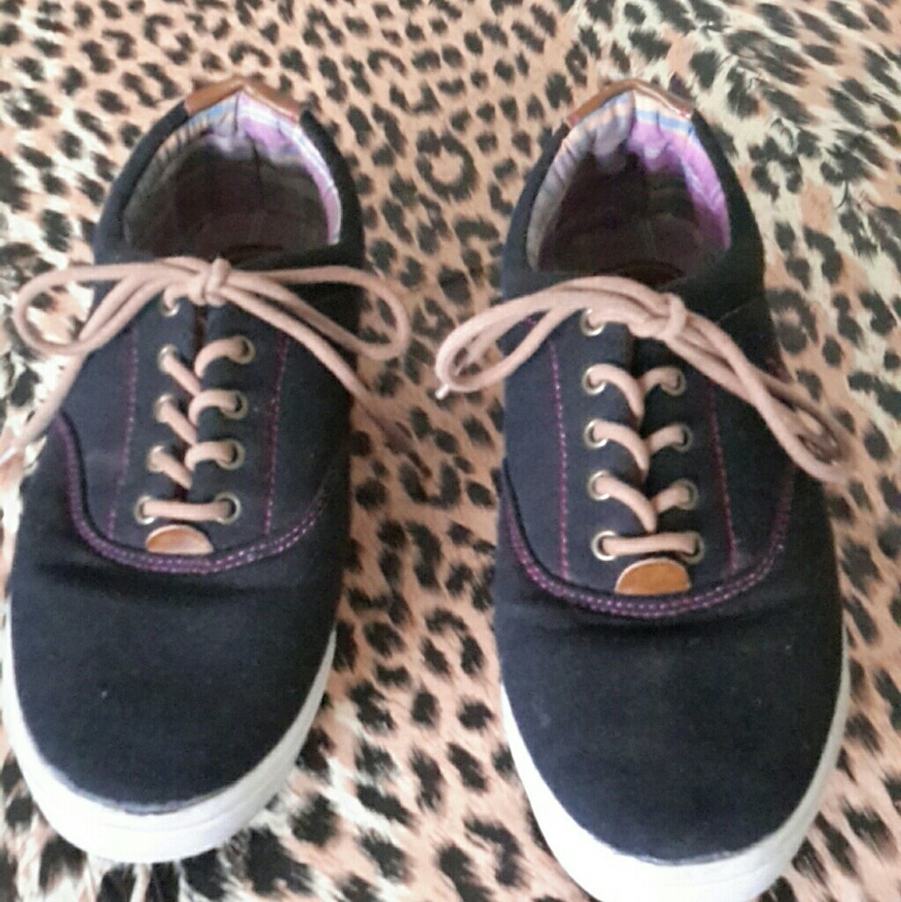 Baby Phat black canvas shoes
