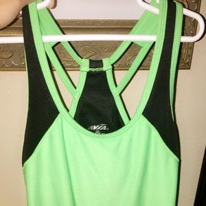 stylish green athletic tank!