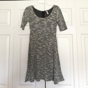 gray dress