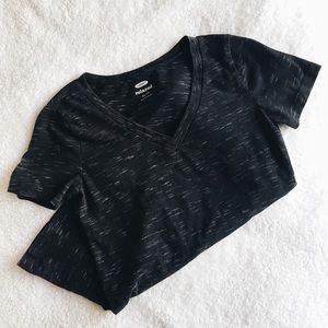 Black Old Navy V-Neck