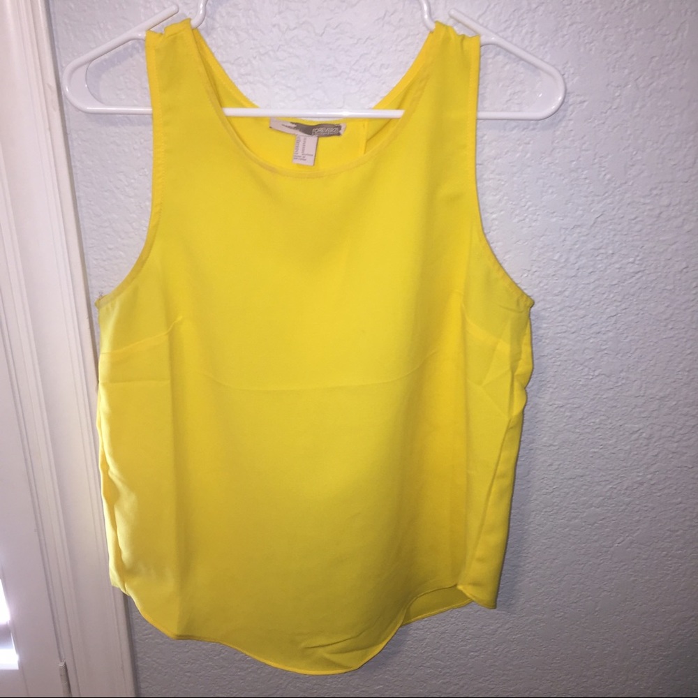 Yellow tank